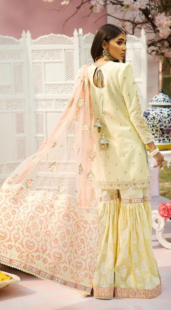 Anaya By Kiran Chaudhry 3 Piece Unstitched Lawn Suit - AKL21-02-B - BANU