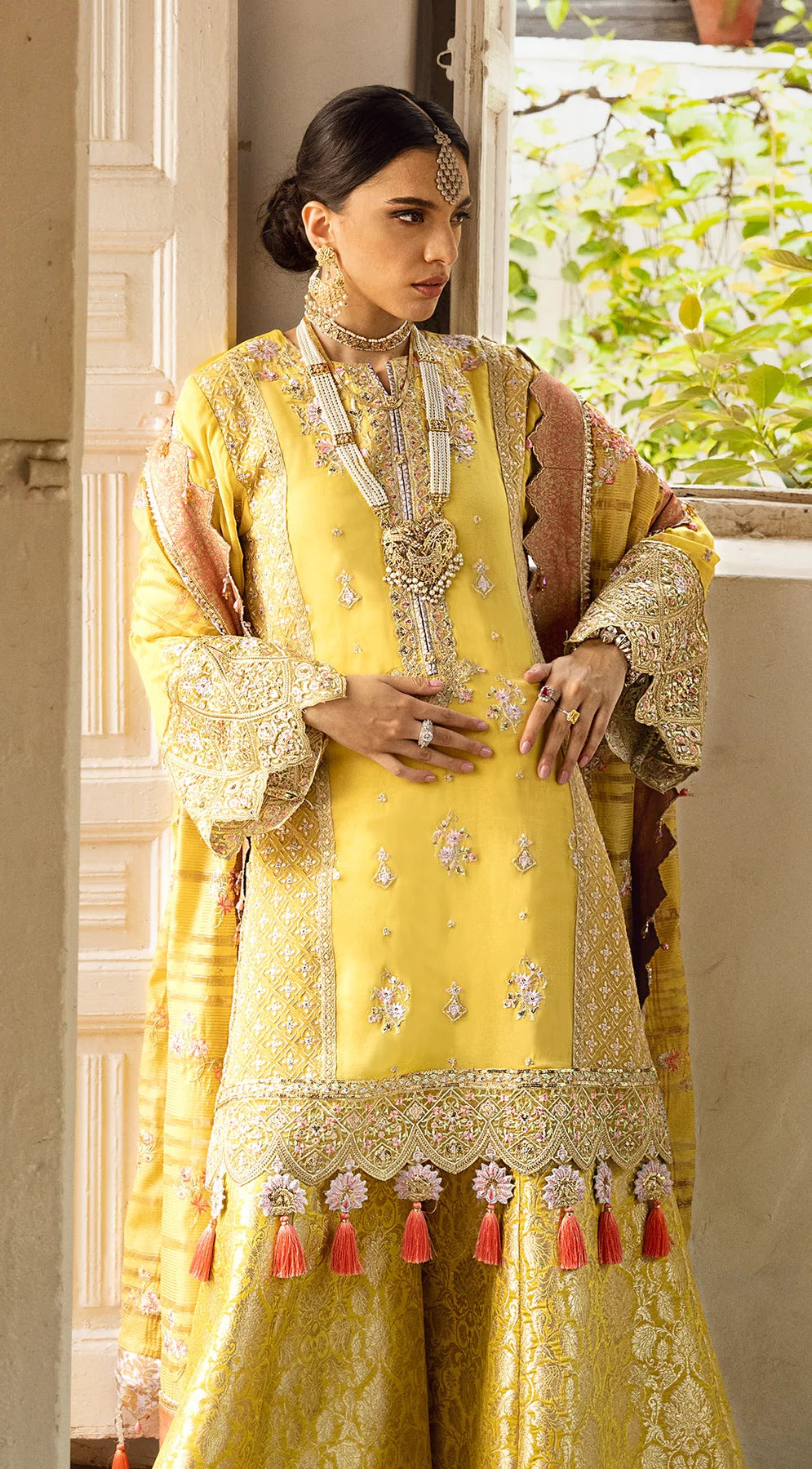 Anaya By Kiran Chaudhry 3 Piece Unstitched Embroidered Chiffon Suit - AKW22-04 ALARA