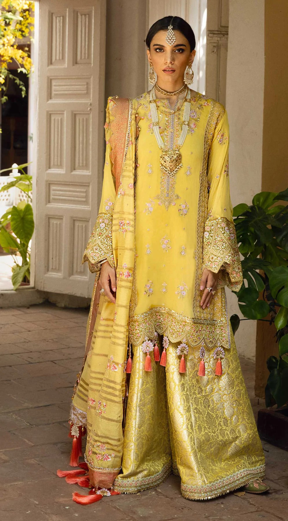 Anaya By Kiran Chaudhry 3 Piece Unstitched Embroidered Chiffon Suit - AKW22-04 ALARA
