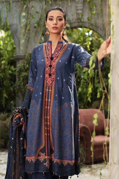 Gul Ahmed 3PC Unstitched Digital Printed Karandi Shawl Suit AY-12030