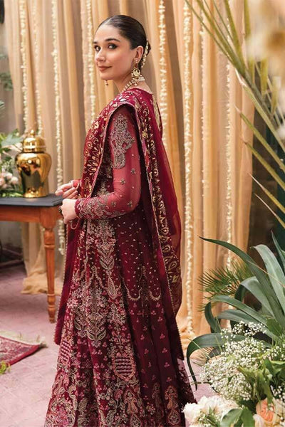Afrozeh 3 Piece Stitched Embroidered Luxury Chiffon Suit - AZ-V2-02 Golnaz