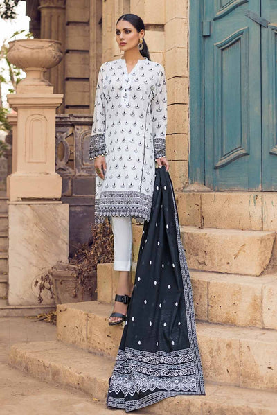 Gul Ahmed 3PC Unstitched Printed Lawn Suit With Lawn Dupatta B-12003