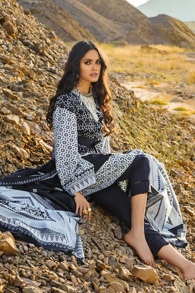 Gul Ahmed 3PC Unstitched Printed Lawn Suit B-78