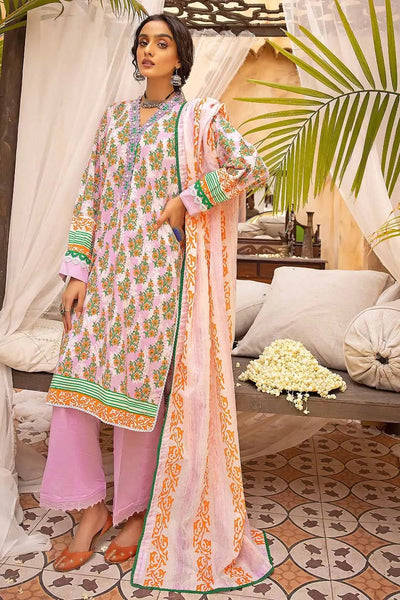 Gul Ahmed 3PC Unstitched Cotton Printed Suit CBN-22002