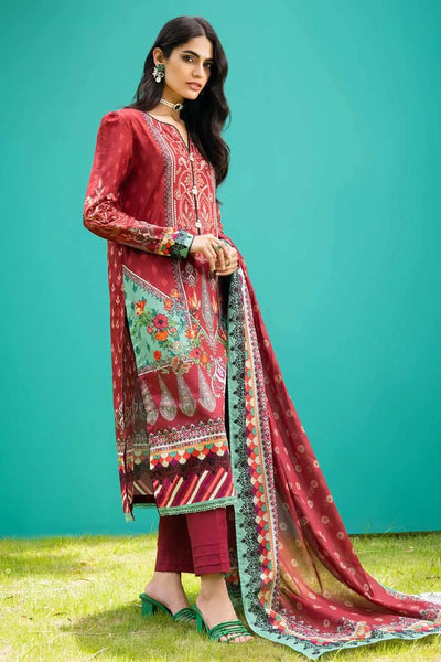 Gul Ahmed 3PC Unstitched Cotton Printed Suit CBN-22027
