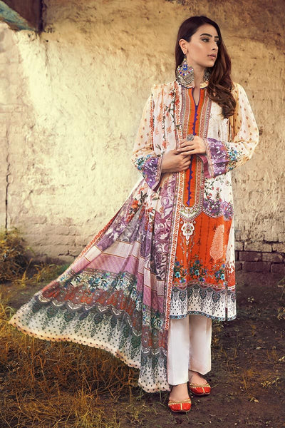 Gul Ahmed Ready to Wear 3 PC Corduroy suit With Cotton Net Dupatta CD-46