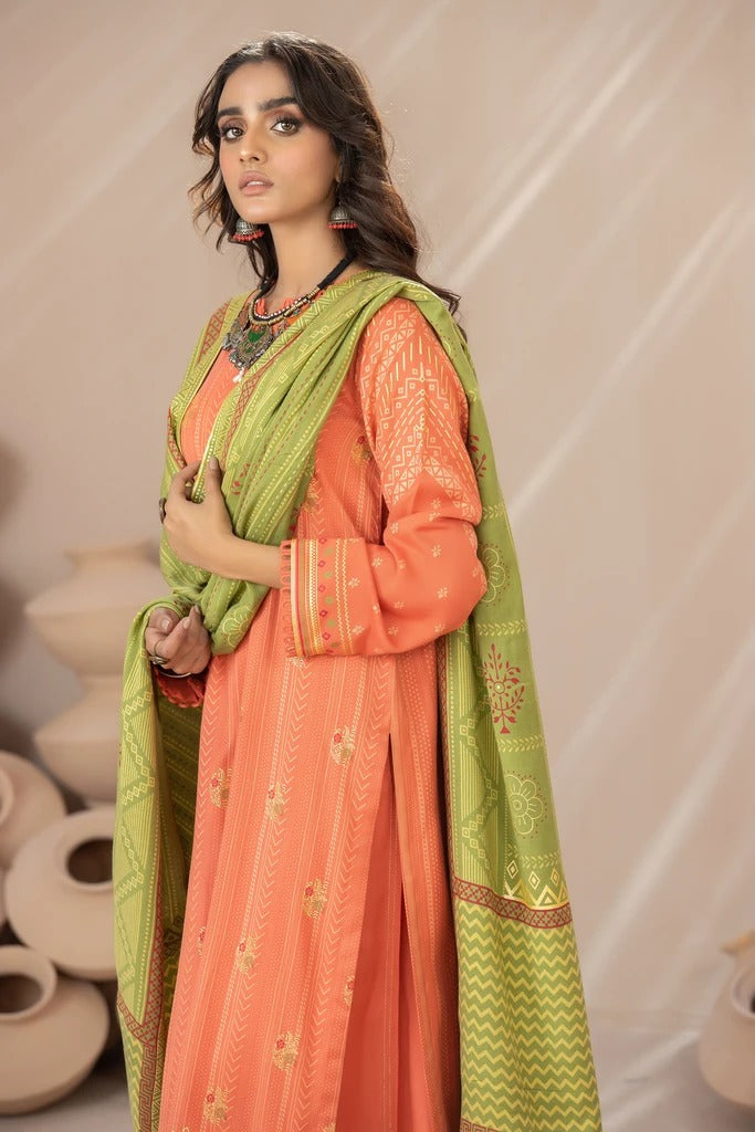 Lakhany 03 Piece Unstitched Pearl Printed Suit CGC-4014