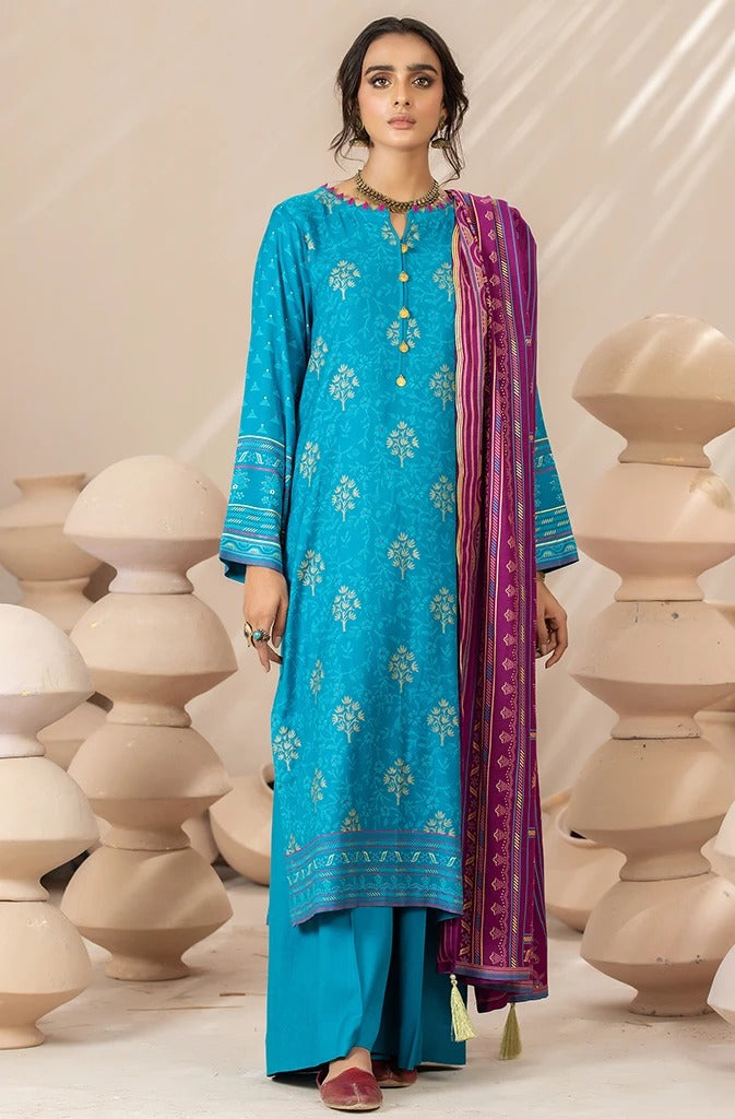 Lakhany 03 Piece Unstitched Pearl Printed Suit CGC-4016