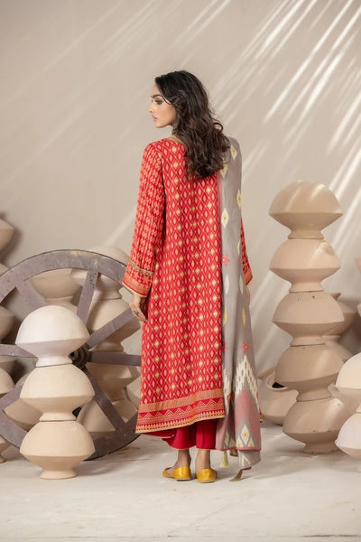 Lakhany 03 Piece Unstitched Pearl Printed Suit CGC-4018