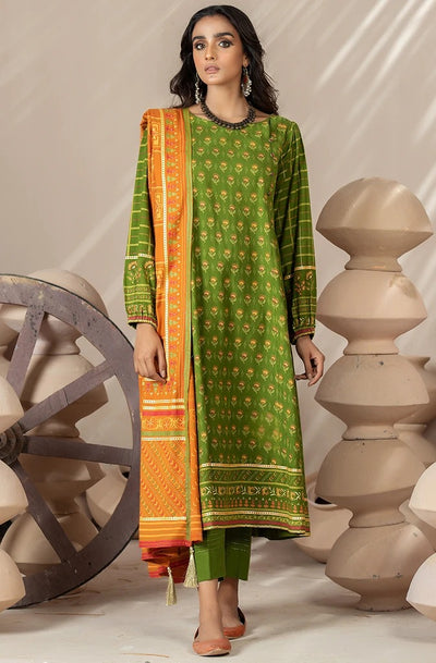 Lakhany 03 Piece Unstitched Pearl Printed Suit CGC-4019