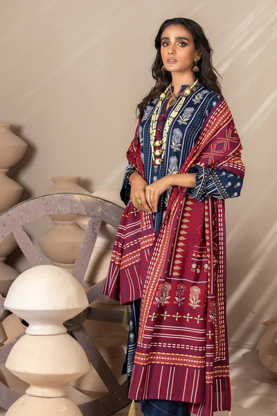 Lakhany 03 Piece Unstitched Pearl Printed Suit CGC-4020