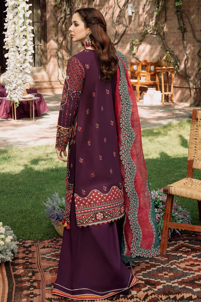 Jazmin 3 Piece Unstitched Embroidered Suit - CHAMAN