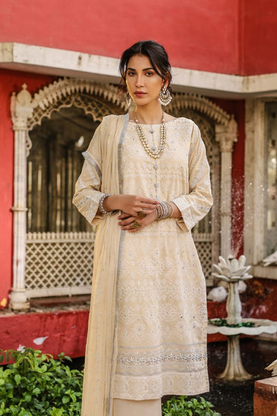 Lakhani Chikan-Kari 3 Piece Stitched Embroidered Suit CK-9014-R