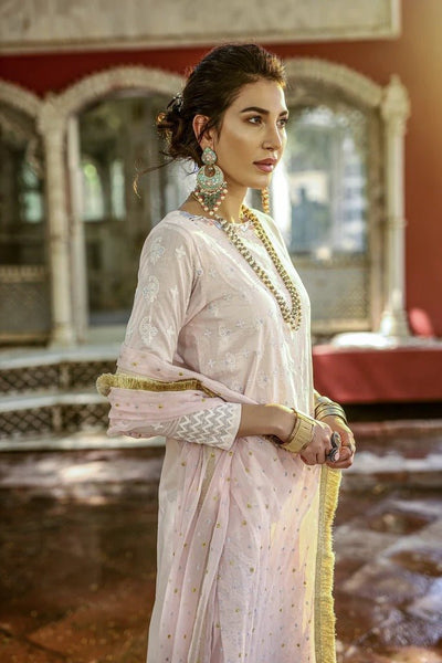 Lakhani Chikan-Kari 3 Piece Stitched Embroidered Suit CK-9015-R