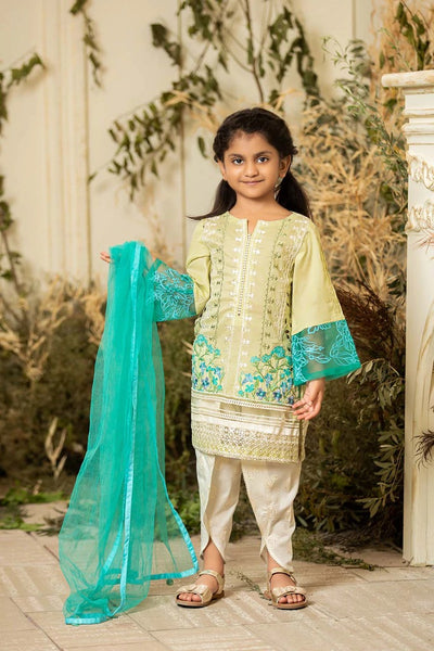 Charizma 3 Piece Stitched Kids Festive Eid Suit - CKP-21-14