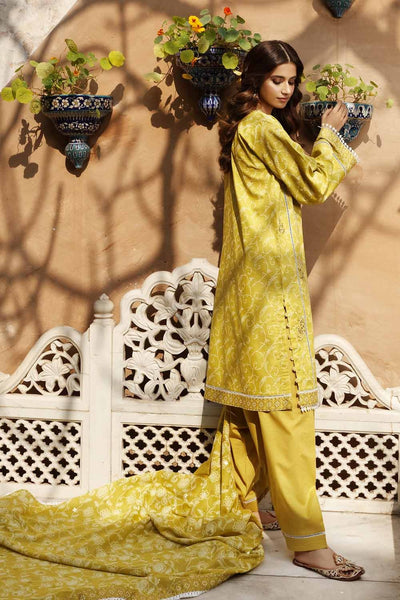 Gul Ahmed 3 PC Lawn Unstitched Embroidered Suit CL-1236