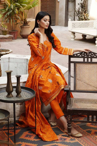 Gul Ahmed 3 PC Lawn Unstitched Embroidered Suit CL-1237