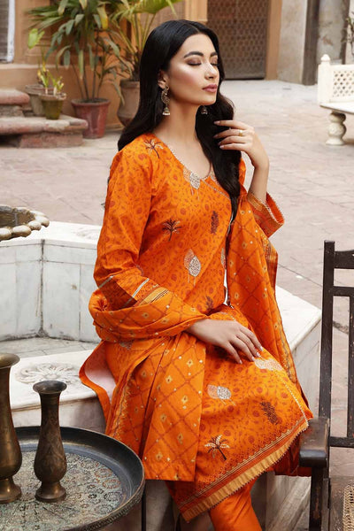 Gul Ahmed 3 PC Lawn Unstitched Embroidered Suit CL-1237