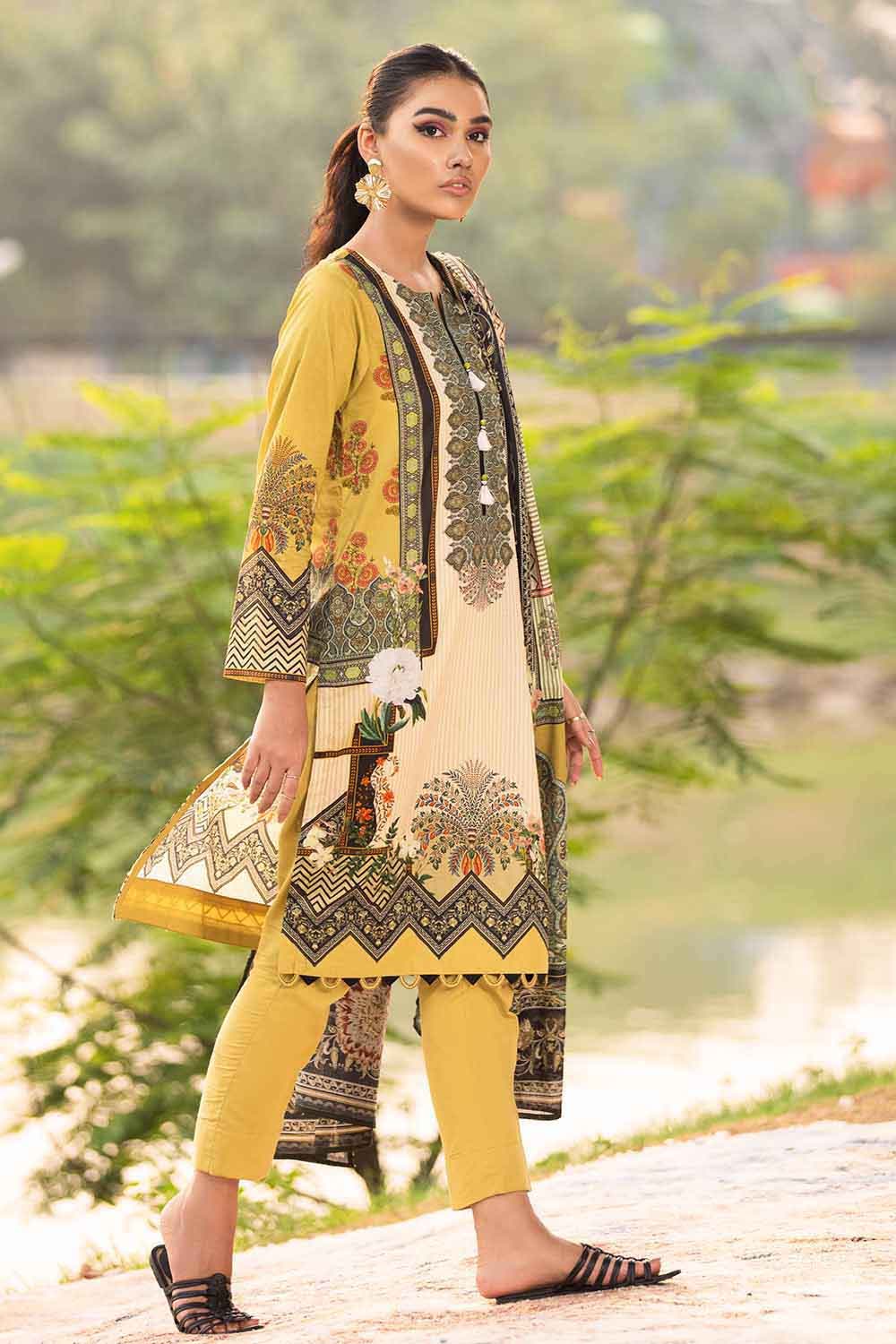 Gul Ahmed 3PC Digital Printed Lawn Stitched Suit CL-12522 A