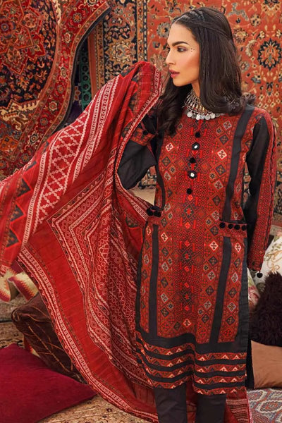 Gul Ahmed 3PC Digital Printed Lawn Unstitched Suit CL-1301
