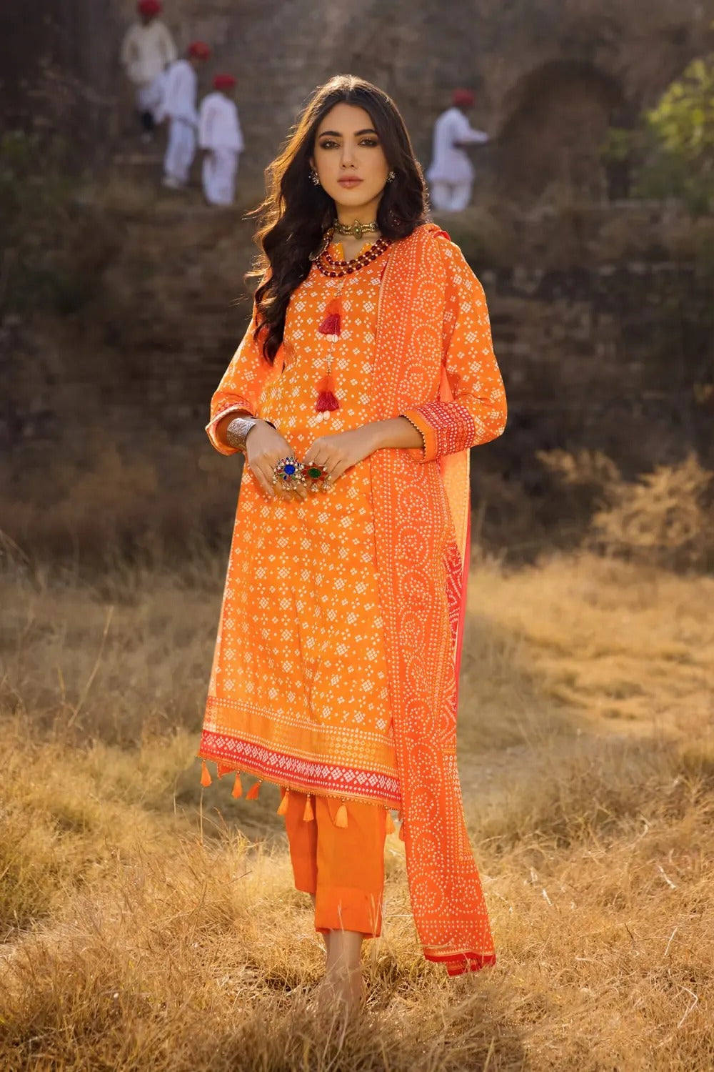 Gul Ahmed 3PC Chunri Lawn Stitched Suit CL-22035 A