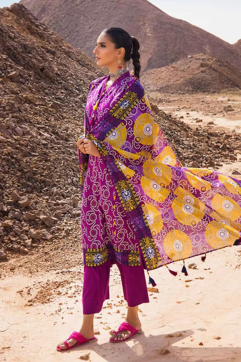 Gul Ahmed 3PC Chunri Lawn Stitched Suit CL-22058 A