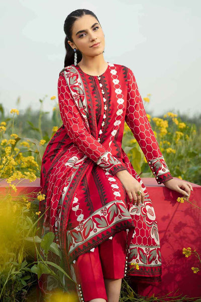 Gul Ahmed 3PC Printed Lawn Unstitched Suit CL-22089 A