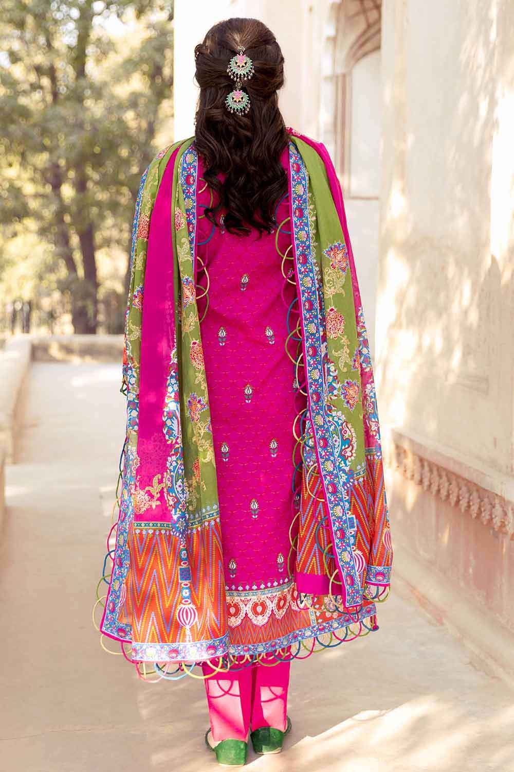 Gul Ahmed 3PC Gold Printed Lawn Stitched Suit CL-22169