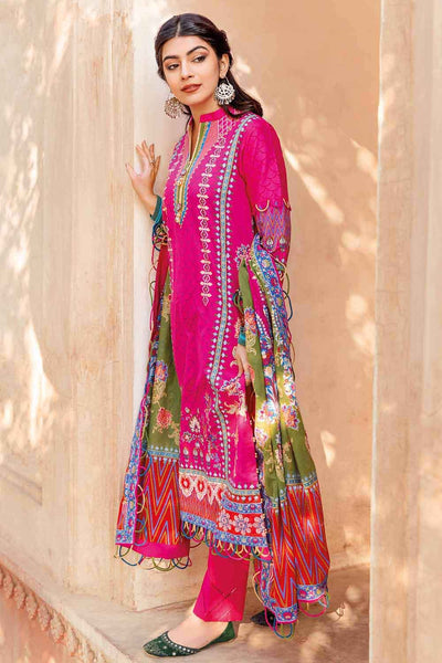 Gul Ahmed 3PC Gold Printed Lawn Stitched Suit CL-22169