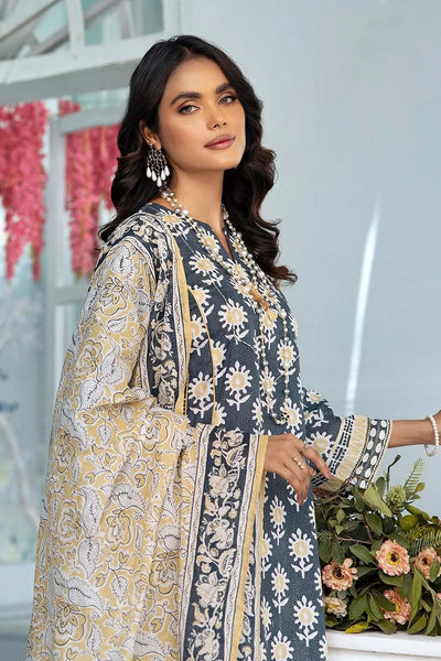 Gul Ahmed 3PC Unstitched Printed Lawn Suit CL-32050 A