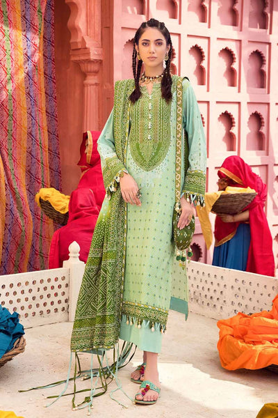 Gul Ahmed 3PC Chunri Lawn Unstitched Lacquer Printed Suit CL-32054 B