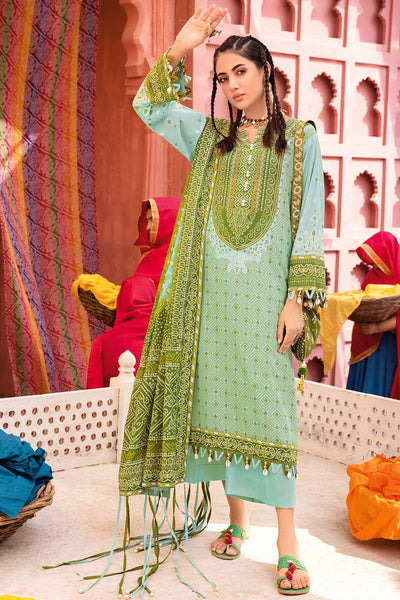 Gul Ahmed 3PC Chunri Lawn Unstitched Lacquer Printed Suit CL-32054 B