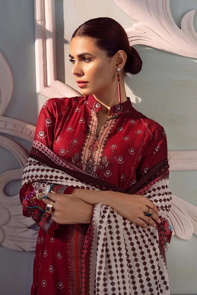 Gul Ahmed 3PC Unstitched Printed Lawn Suit CL-32144