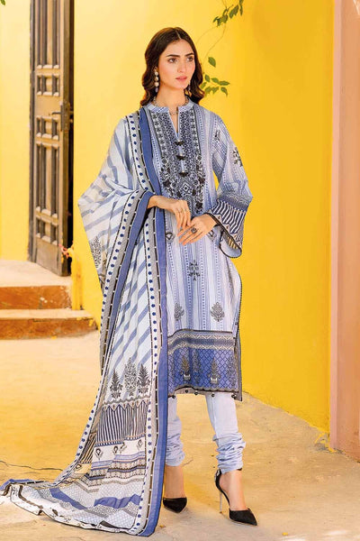 Gul Ahmed 3PC Embroidered Lawn Unstitched Printed Suit CL-32157