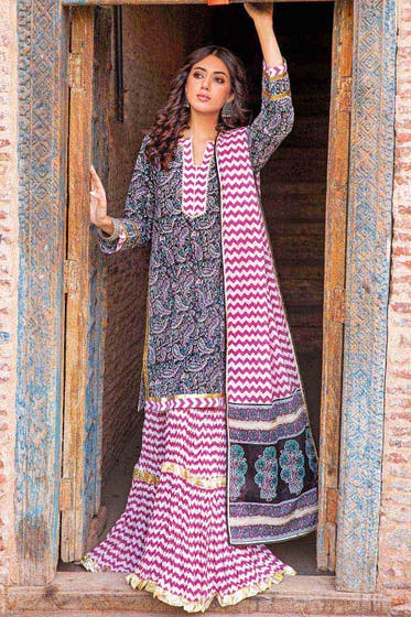 Gul Ahmed 3PC Lawn Unstitched Printed Suit CL-32234 B