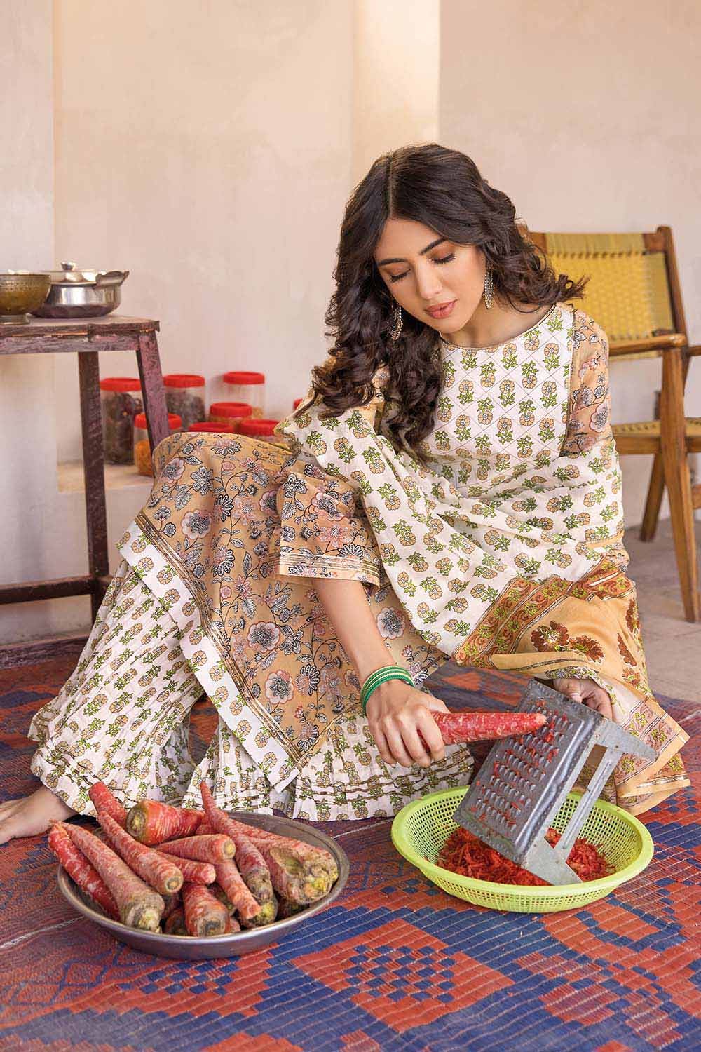 Gul Ahmed 3PC Lawn Unstitched Printed Suit CL-32235 A