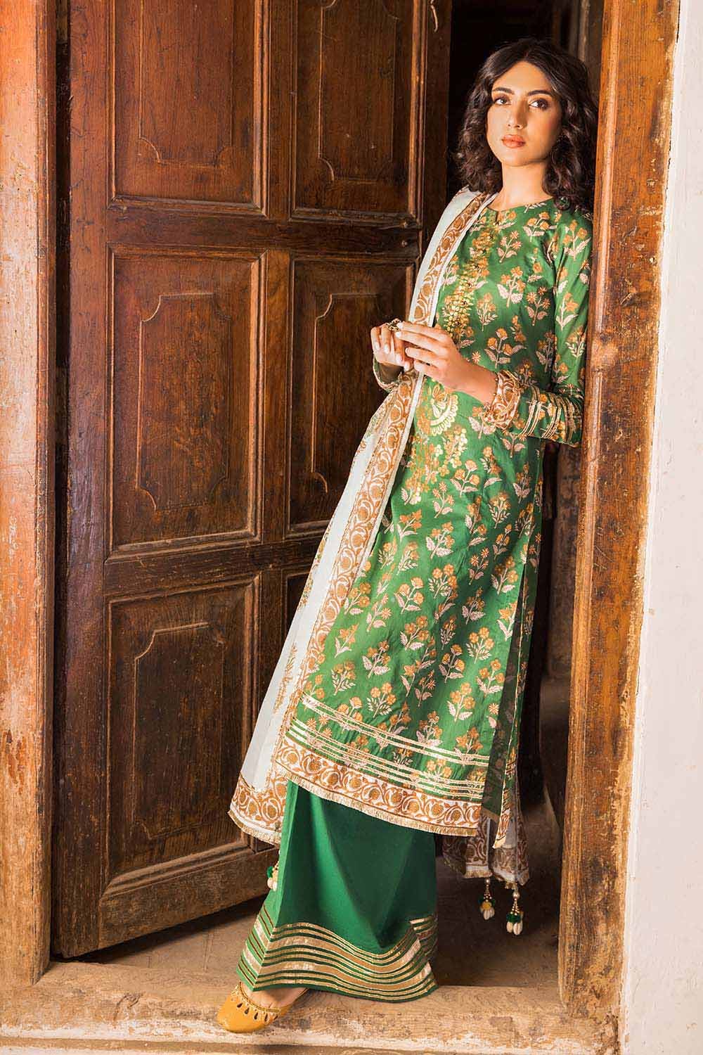 Gul Ahmed 3PC Lawn Unstitched Foil Printed Suit CL-32236 A