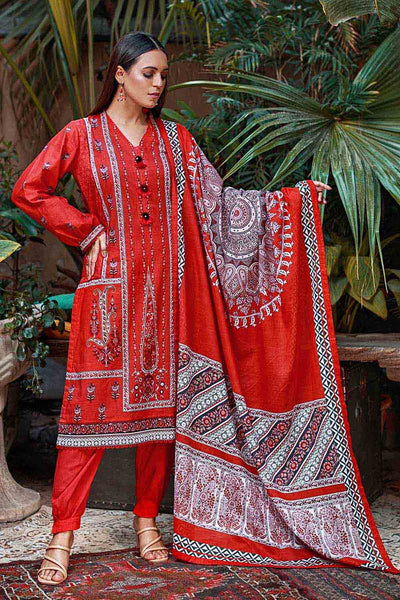 Gul Ahmed 3PC Lawn Unstitched Printed Suit CL-32251