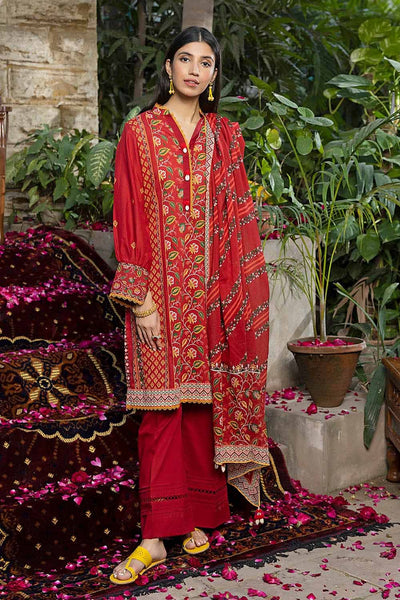 Gul Ahmed 3PC Lawn Unstitched Printed Suit CL-32253