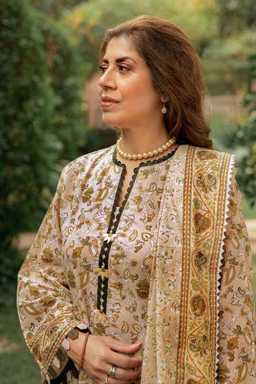 Gul Ahmed 3PC Unstitched Printed Lawn Suit CL-32266 A