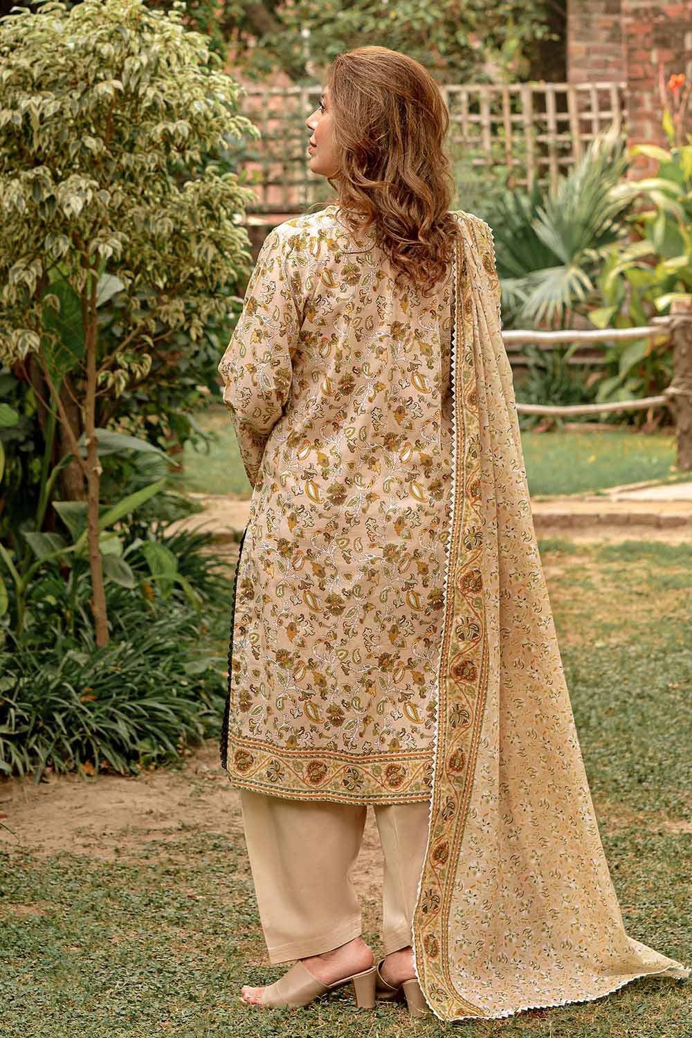 Gul Ahmed 3PC Unstitched Printed Lawn Suit CL-32266 A