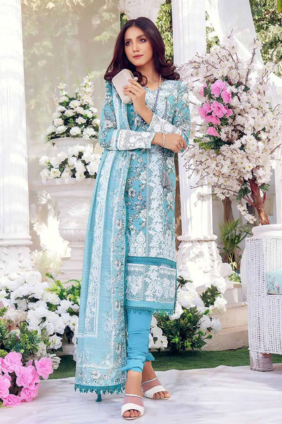 Gul Ahmed 3PC Lawn Unstitched Digital Lacquer Printed Suit CL-32379