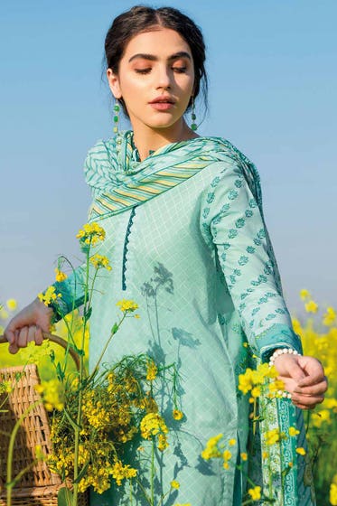 Gul Ahmed 3PC Lawn Unstitched Printed Suit CL-32393 B