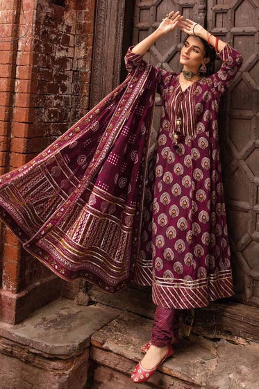 Gul Ahmed 3PC Lawn Unstitched Digital Printed Suit CL-32425 A