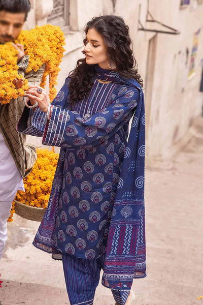 Gul Ahmed 3PC Lawn Unstitched Digital Printed Suit CL-32425 B