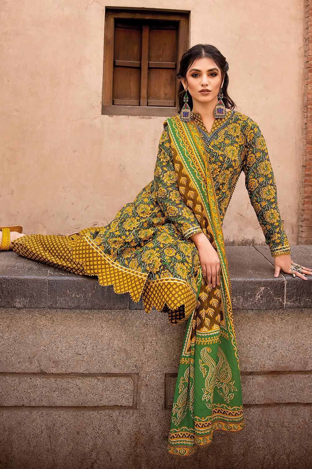 Gul Ahmed 3PC Lawn Unstitched Printed Suit CL-32449 A