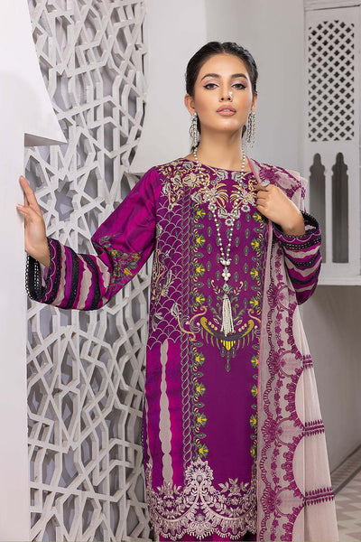 Charizma 3 Pc Stitched Embroidered Lawn CN22-19 B