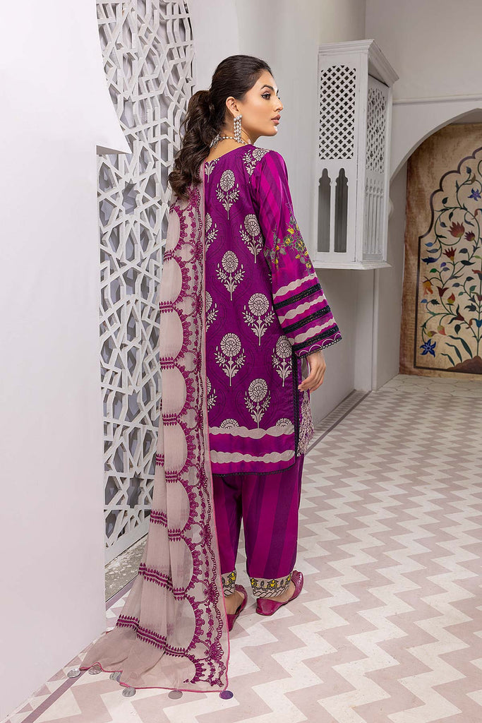 Charizma 3 Pc Stitched Embroidered Lawn CN22-19 B