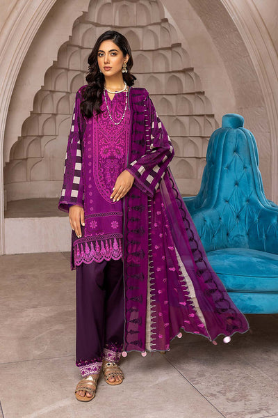 Charizma 3 Pc Stitched Embroidered Lawn CN22-20 B