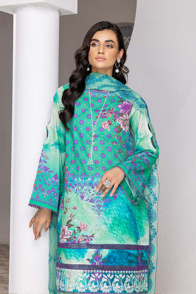 Charizma 3 Pc Stitched Embroidered Lawn CN22-21